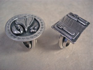 “Dinner Rings” Sterling Silver