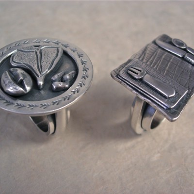 “Dinner Rings” Sterling Silver