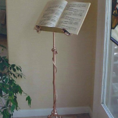 Music Stand: Copper & Bronze