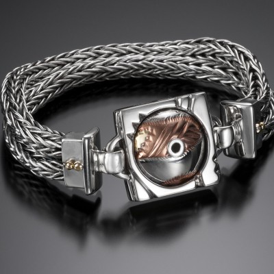 Double Woven Chain Bracelet