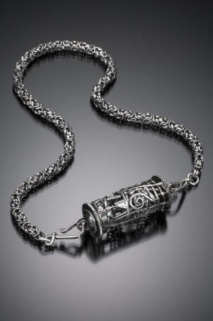 Fused Tubular Bead Necklace
