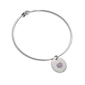 fARTlek Jewelry® Pink Ice Charm Bangle